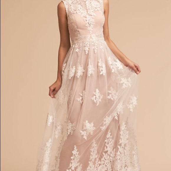 NWT BHLDN Anthropologie Malcolm Wedding Dress - Picture 3 of 4